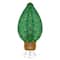 30" Green LED Lighted Retro Light Bulb Outdoor Christmas Decoration